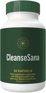 CleanseSana — eine Flasche mit 30 Kapseln